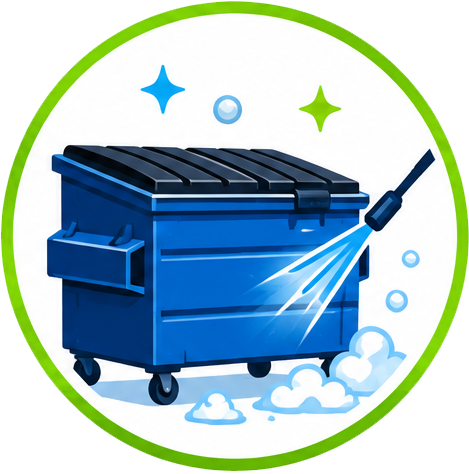 Commercial bin and dumpster cleaning services